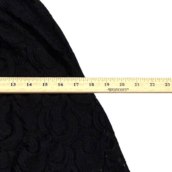 Free People Dress Womens 6 Black Lace V Back Sleeveless Mini TURN TIME BACK Y2K - Picture 16 of 16